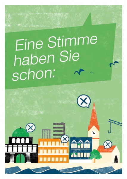 KGR Postkarte Stadt, 10er Bündel