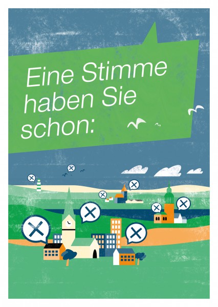 KGR Postkarte Landschaft, 10er Bündel