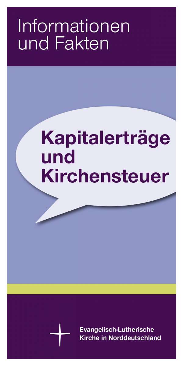 Kapitalerträge und Kirchensteuer Flyer und Broschüren Bestellservice der Nordkirche
